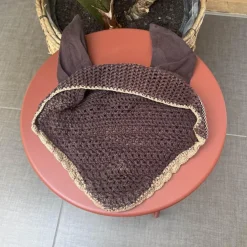 Bonnet BR chocolat et beige