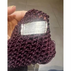 Bonnet harcour prune et argent