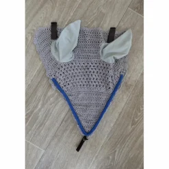 Bonnet long gris/bleu