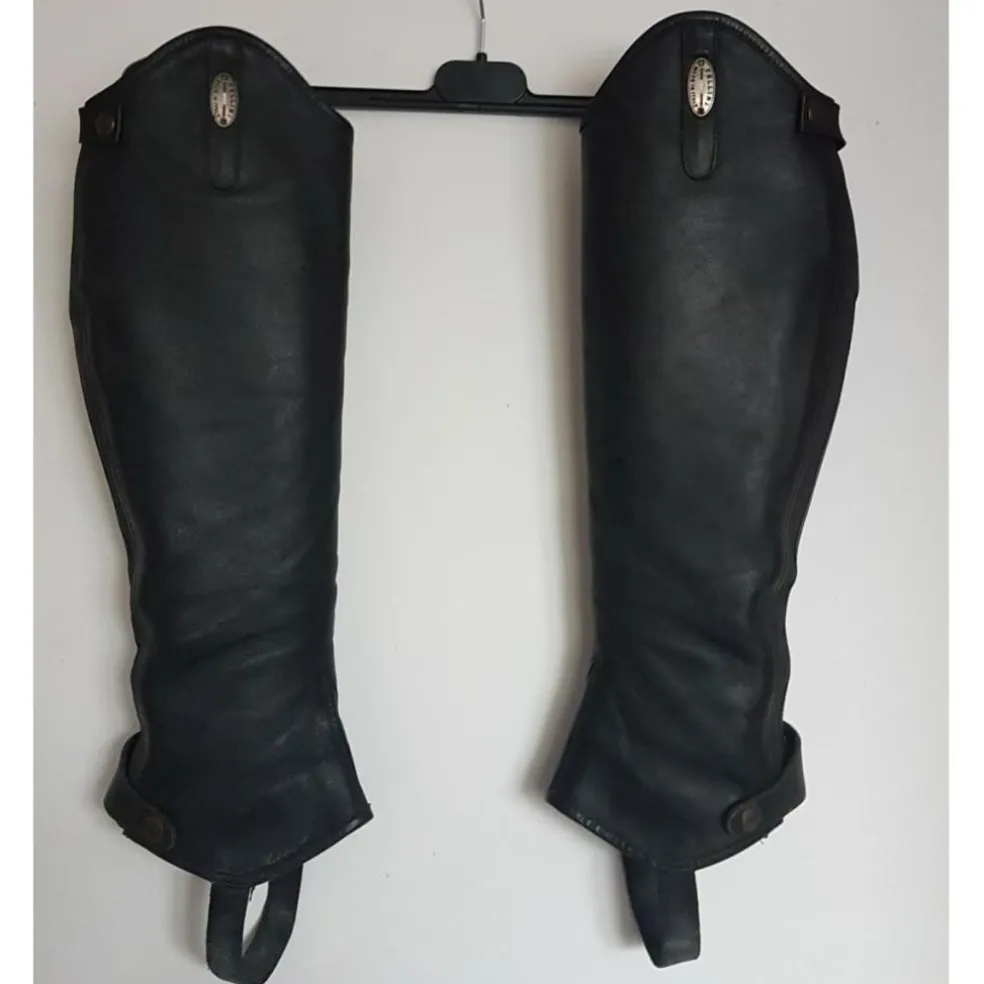 Chaps Fellini cuir noir