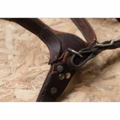 Collier de chasse Antares marron taille cheval