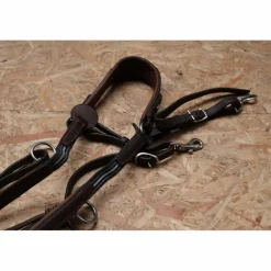 Collier de chasse Antares marron taille cheval