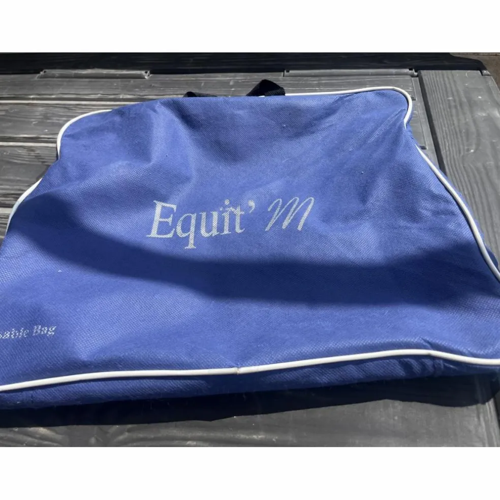 Couvre rein bleu imperméable et polaire taille 140cm