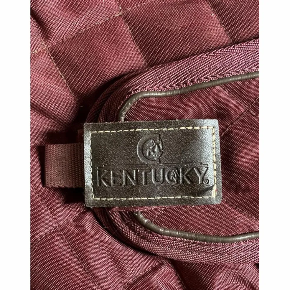 Couvre-reins Kentucky bordeaux