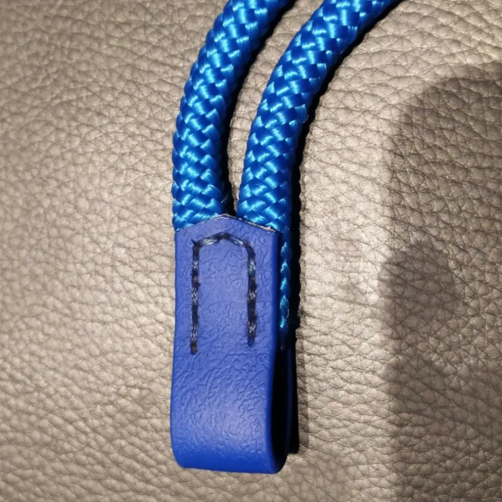 Ensemble muserolle de sidepull & frontal corde et biothane