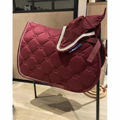 Ensemble Tapis Bonnet Guêtres Protèges boulets bordeaux