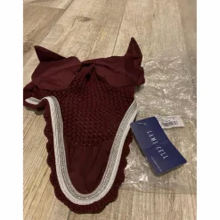 Ensemble Tapis Bonnet Guêtres Protèges boulets bordeaux