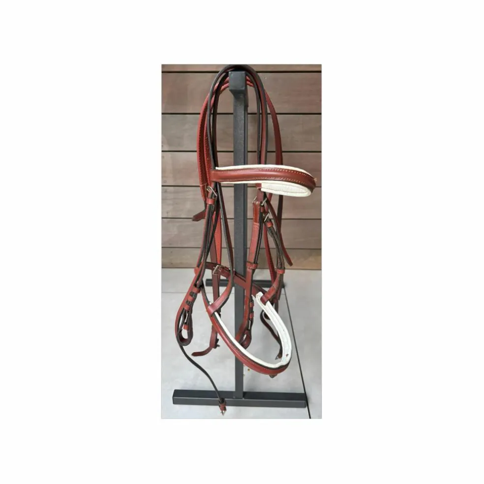 Filet cuir pour Double poney/Petit cheval