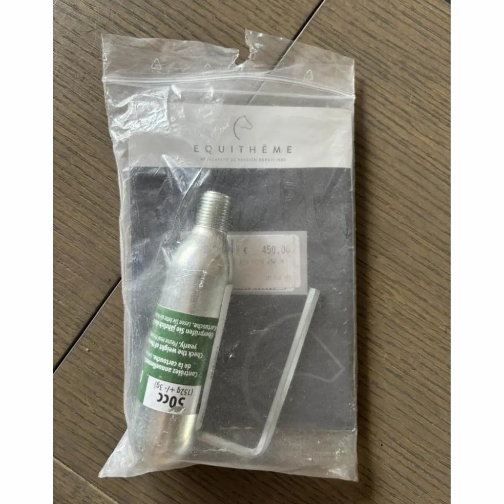 gilet air bag équitation + 2 cartouches
