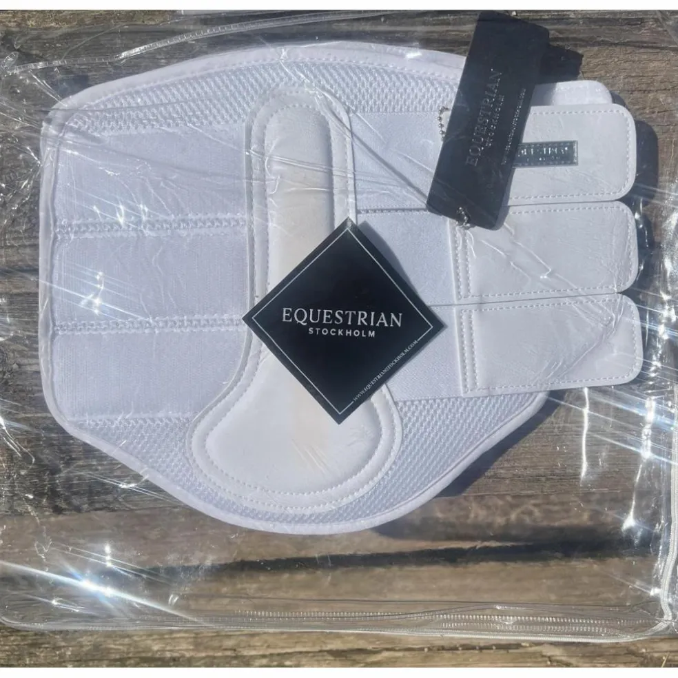 Guêtre fermées blanches Equestrian Stockholm dressage blanc L cheval neuf