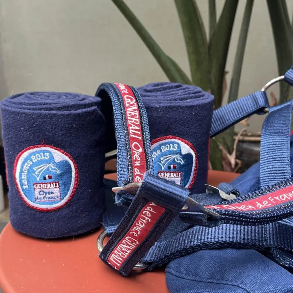 Lot Lamotte 2013 : bandes, licol et sac bandoulière