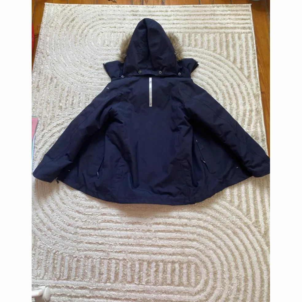 manteau fouganza bicolore