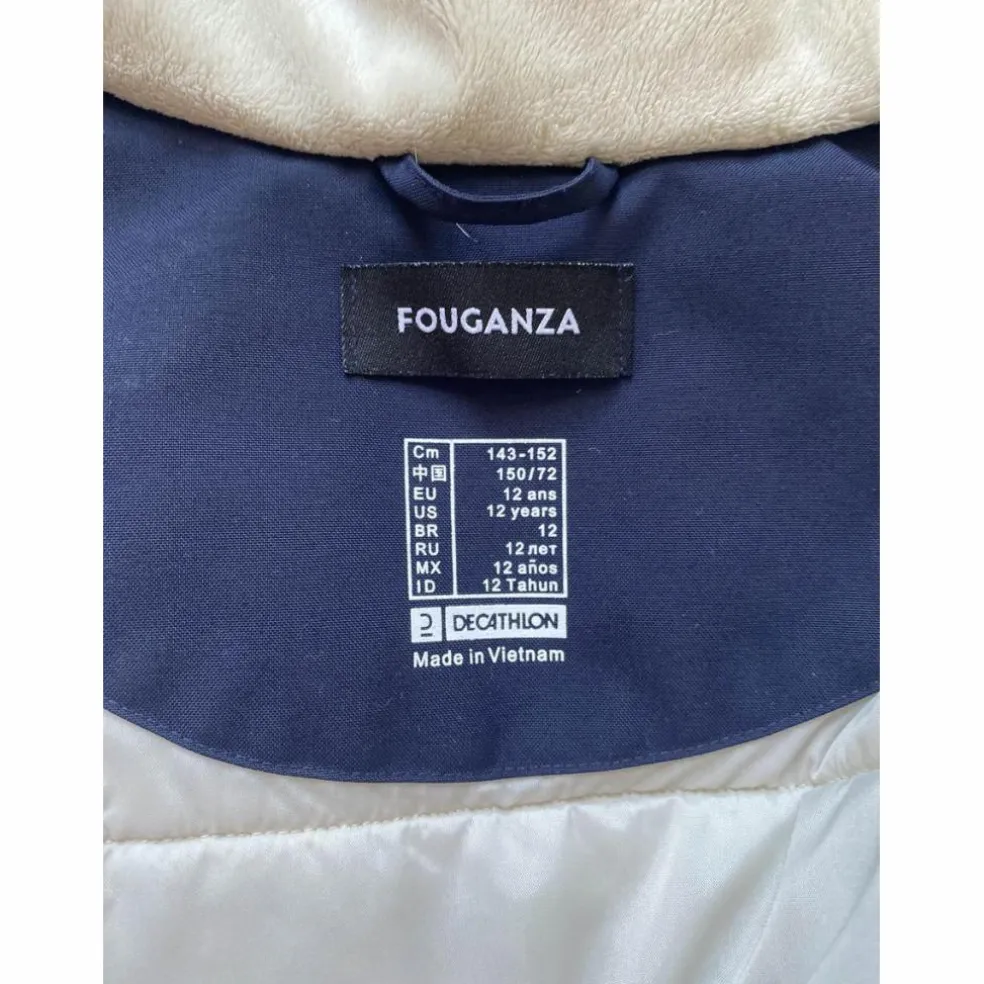 manteau fouganza bicolore