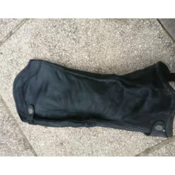 Mini chaps cuir noir