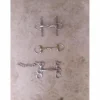Mors coup de poing droit inox 115 cm