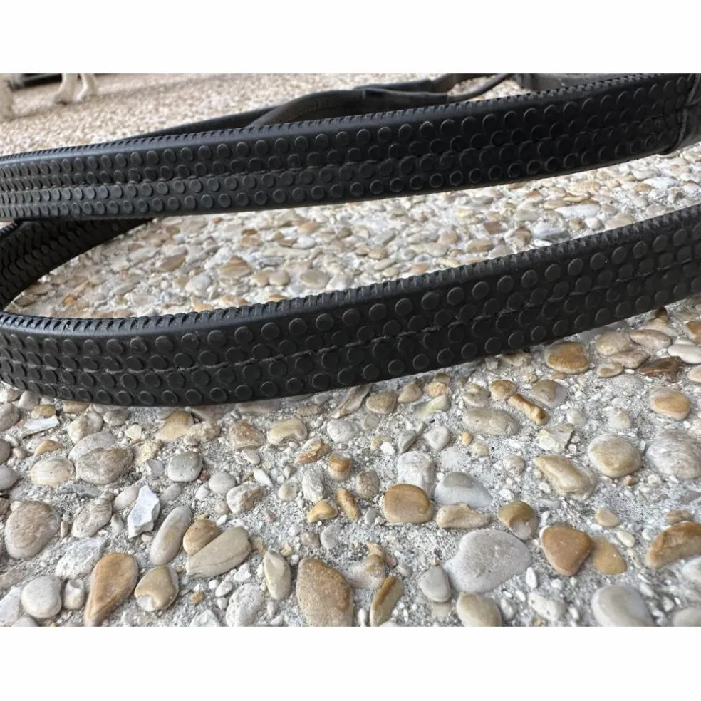 Paire de rênes fouganza en caoutchouc