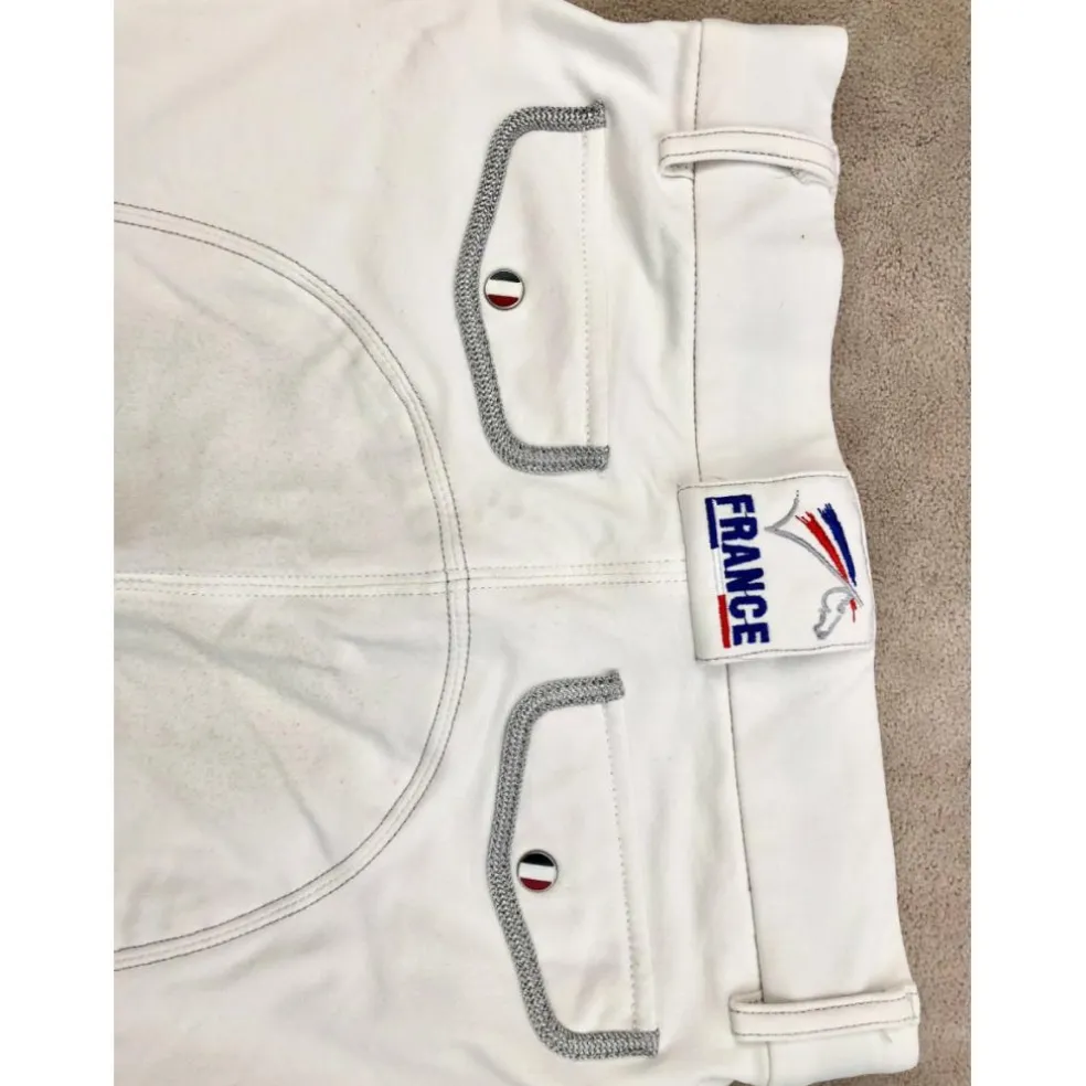 Pantalon blanc Harcour france
