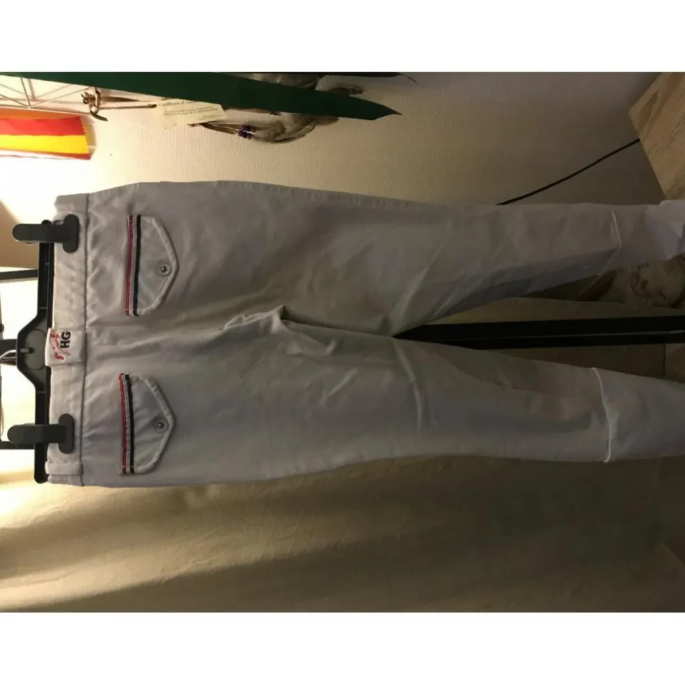 pantalon blanc hervé godignon