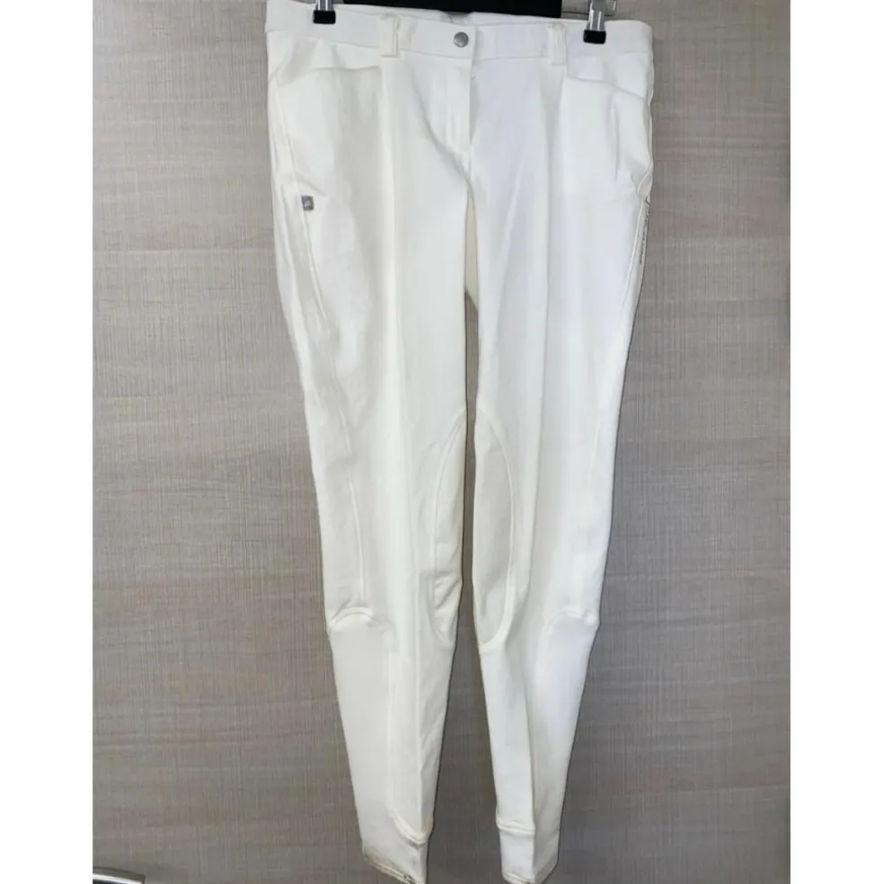 Pantalon blanc simple taille 42 Euro-Star