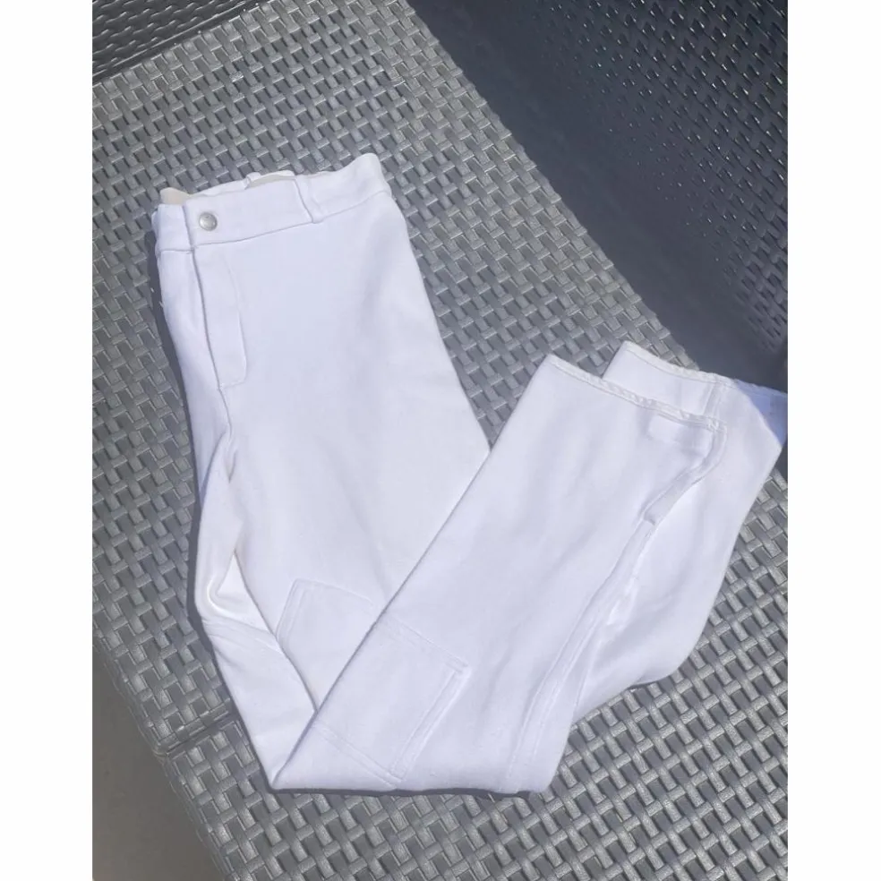 Pantalon concours blanc équitation fouganza