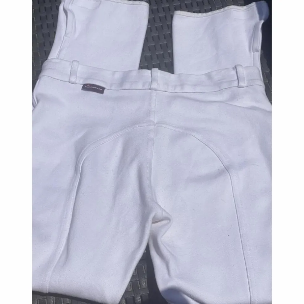 Pantalon concours blanc équitation fouganza