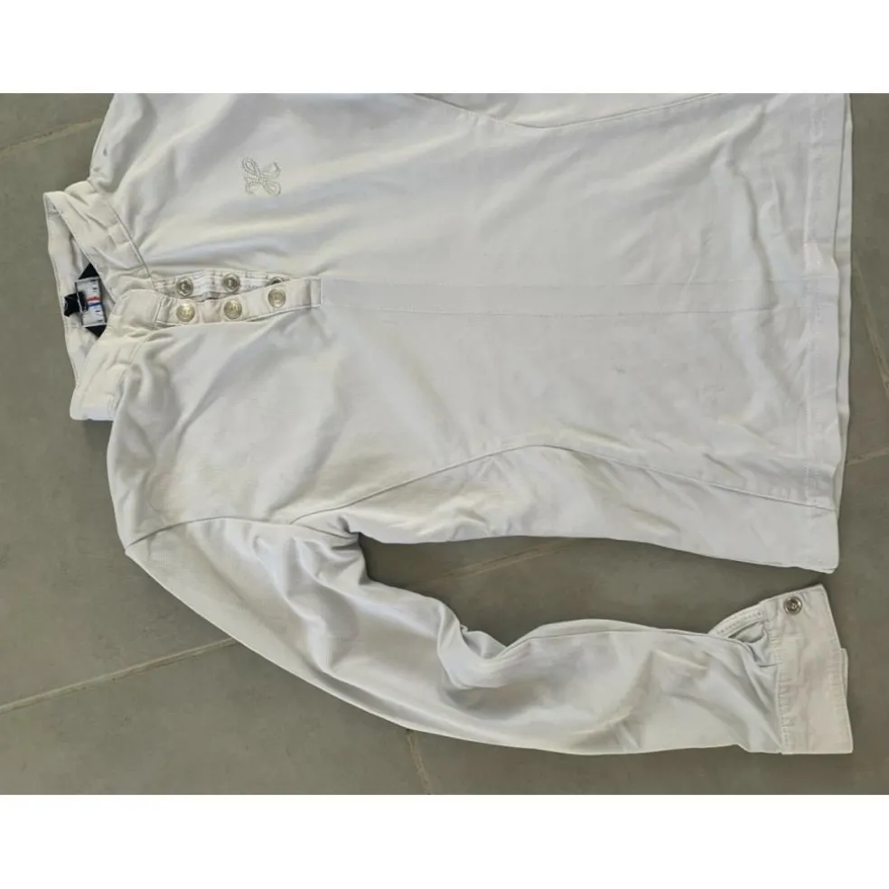 Polo blanc concours harcour