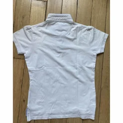 Polo blanc Pénélope Leprevost