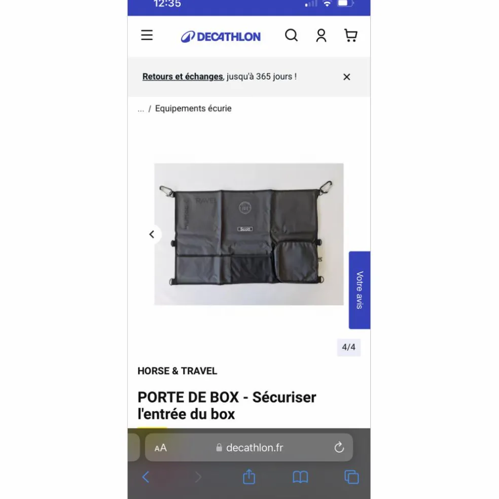 Porte de box sécurisante