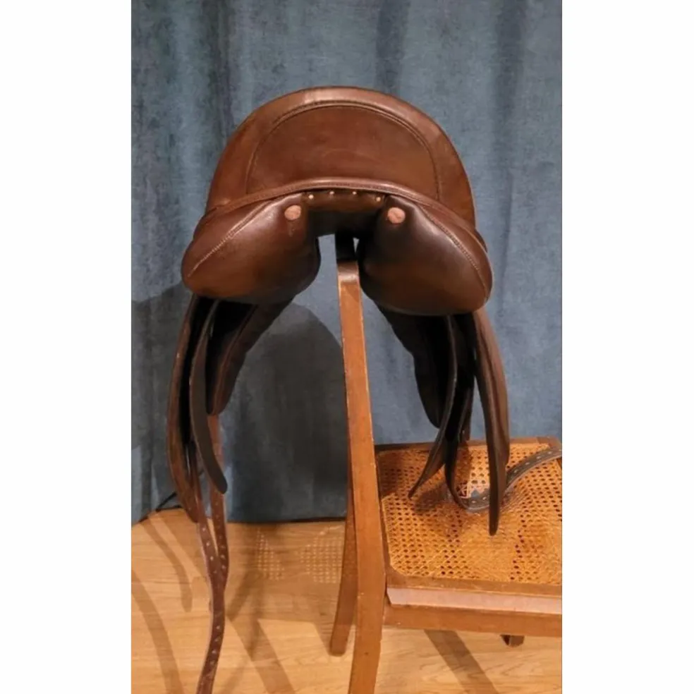 Selle Cavaletti dressage 17" cuir
