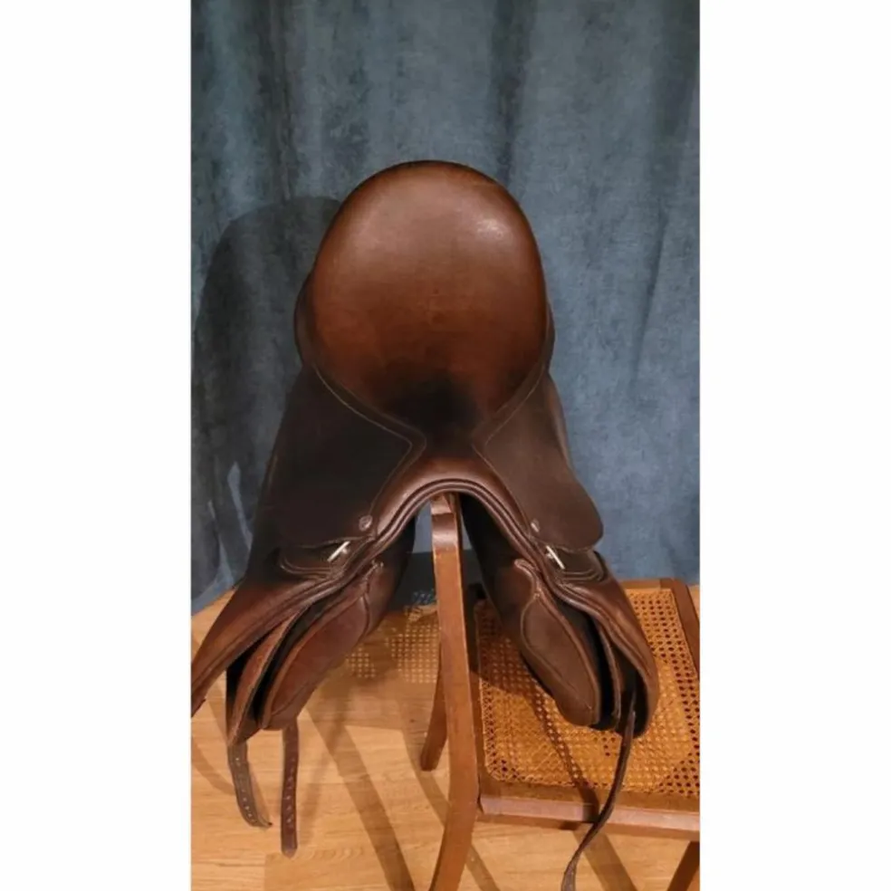 Selle Cavaletti dressage 17" cuir
