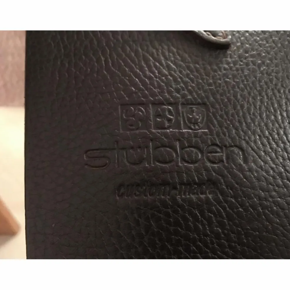 Selle cheval Obstacle CSO Stubben modèle Edelweiss 17,5 Marron foncé