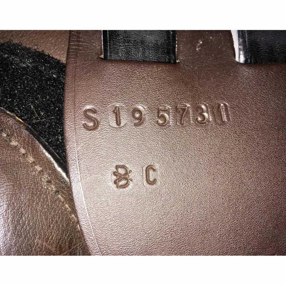 Selle cheval Obstacle CSO Stubben modèle Edelweiss 17,5 Marron foncé