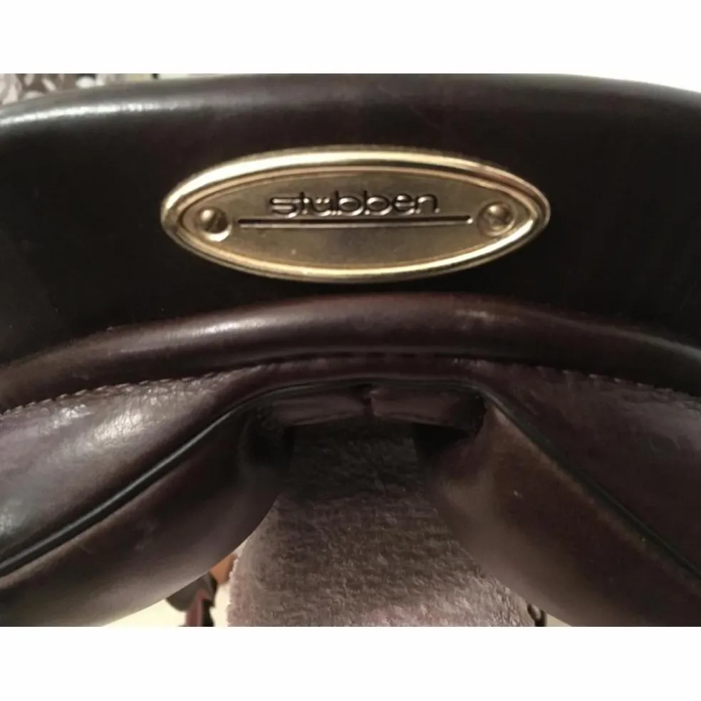Selle cheval Obstacle CSO Stubben modèle Edelweiss 17,5 Marron foncé