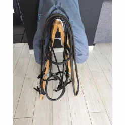 Selle dressage cuir noir 17