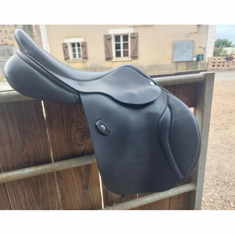 Selle en cuir Ideal Mixte 17,5