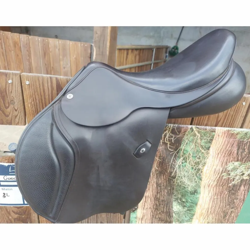 Selle en cuir Ideal Mixte 17,5