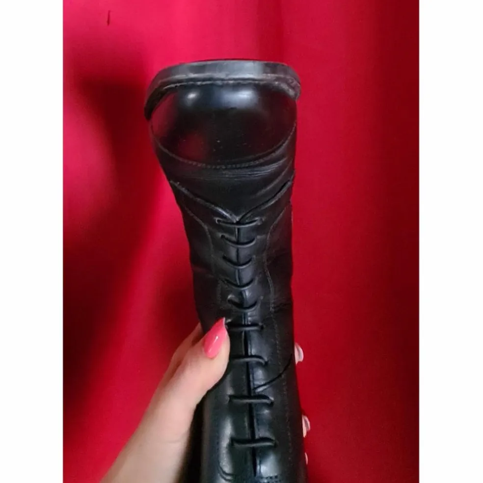 Superbes bottes équitation en cuir noir HPB, neuves, 39