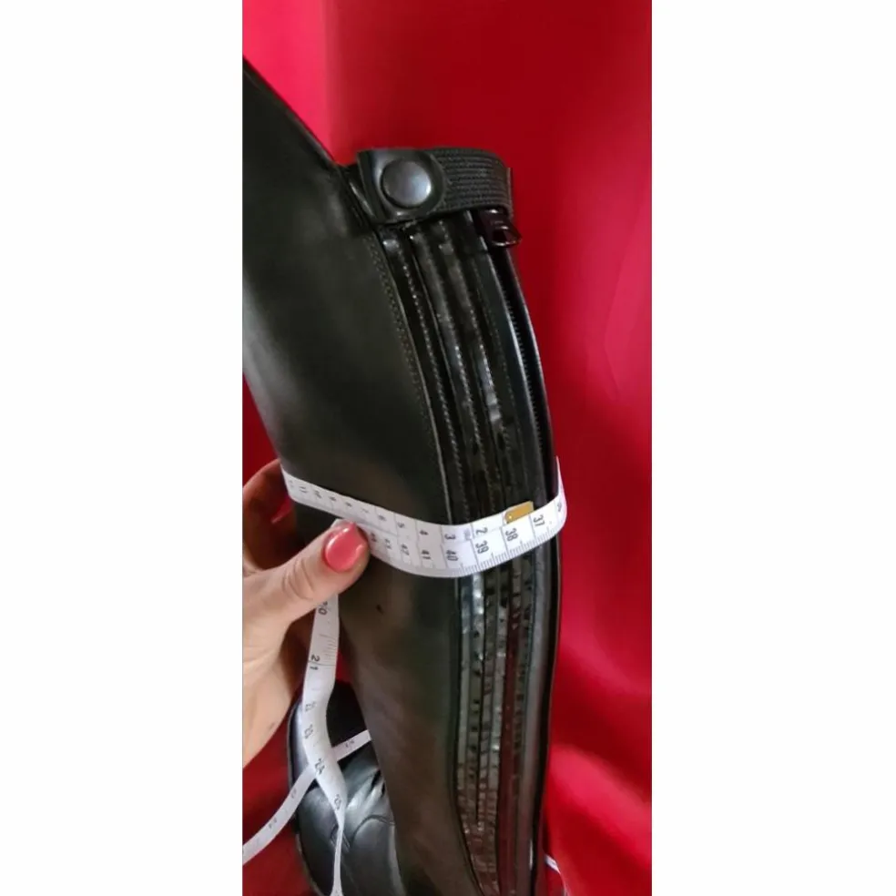 Superbes bottes équitation en cuir noir HPB, neuves, 39