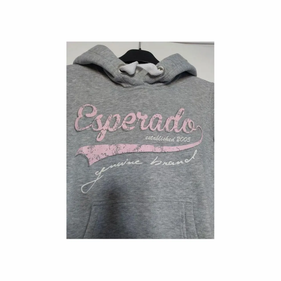 Sweat gris et rose Esperado