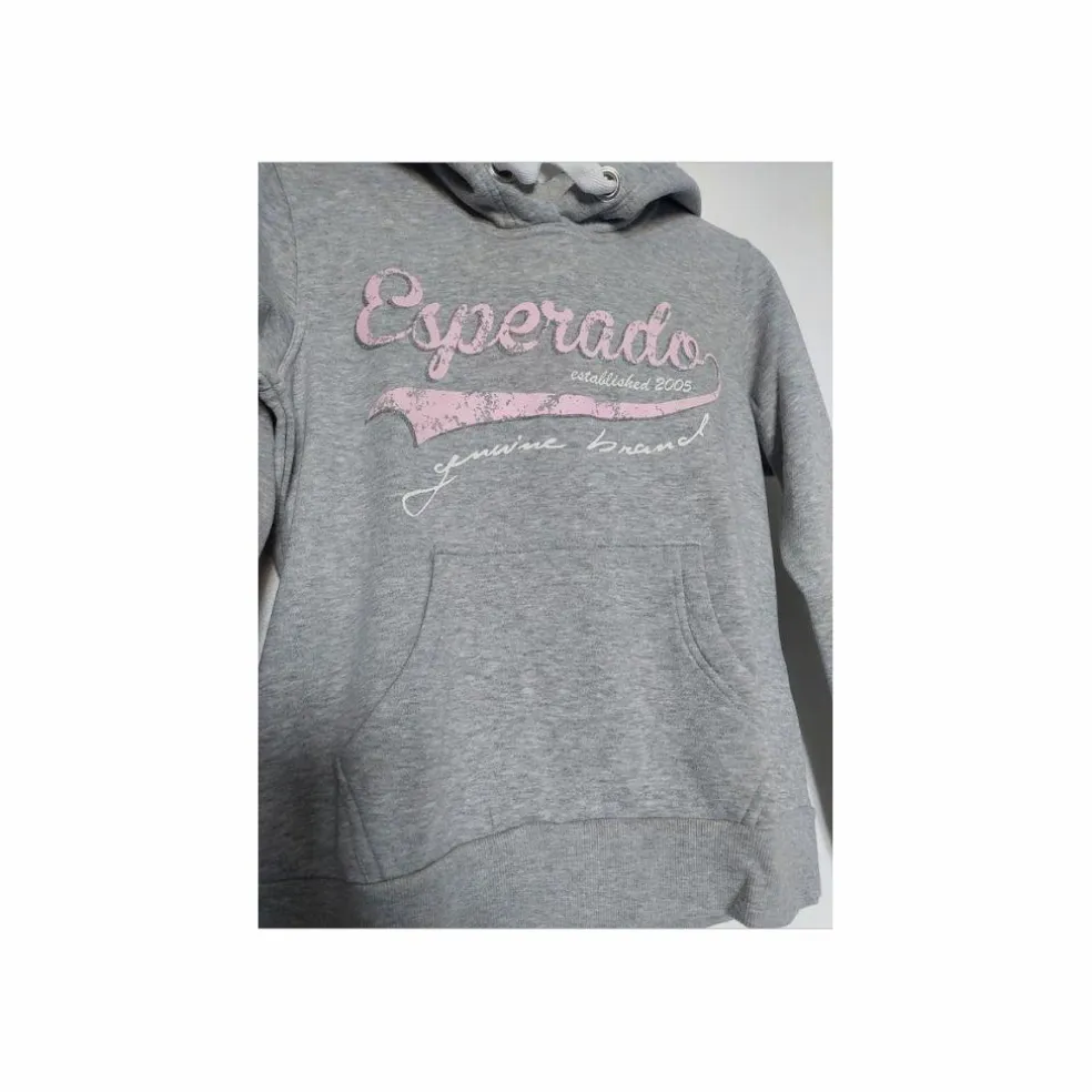 Sweat gris et rose Esperado