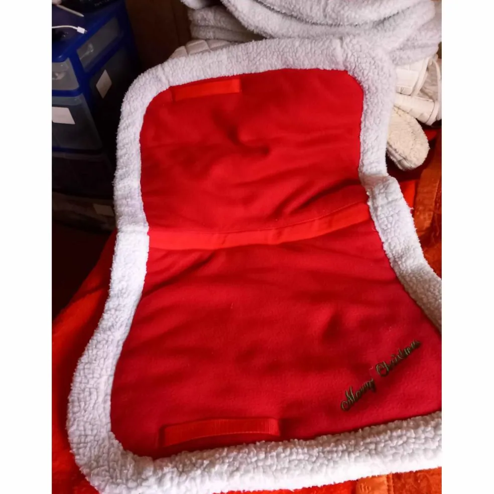 tapis en mouton pour Noël