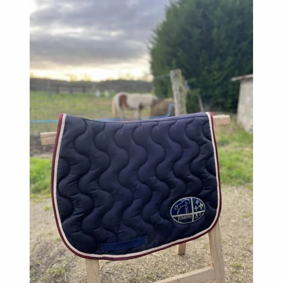 Tapis Jump’in bleu marine et rose