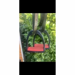 Étrier compositi noir et rouge